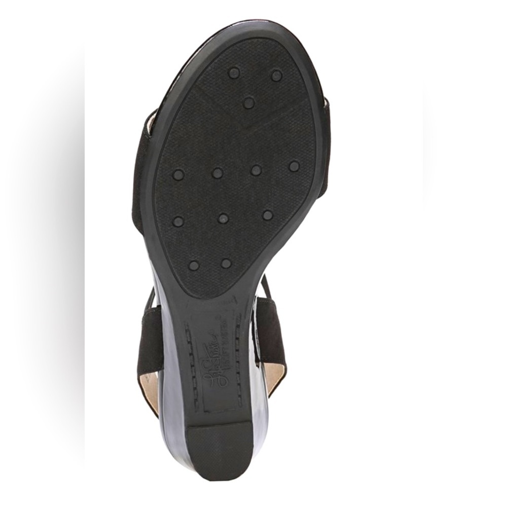 LIFE STRIDE Yolo Sandal Size 8.5W Black Soft System Footbed Women’s Dress Shoes - Picture 7 of 7
